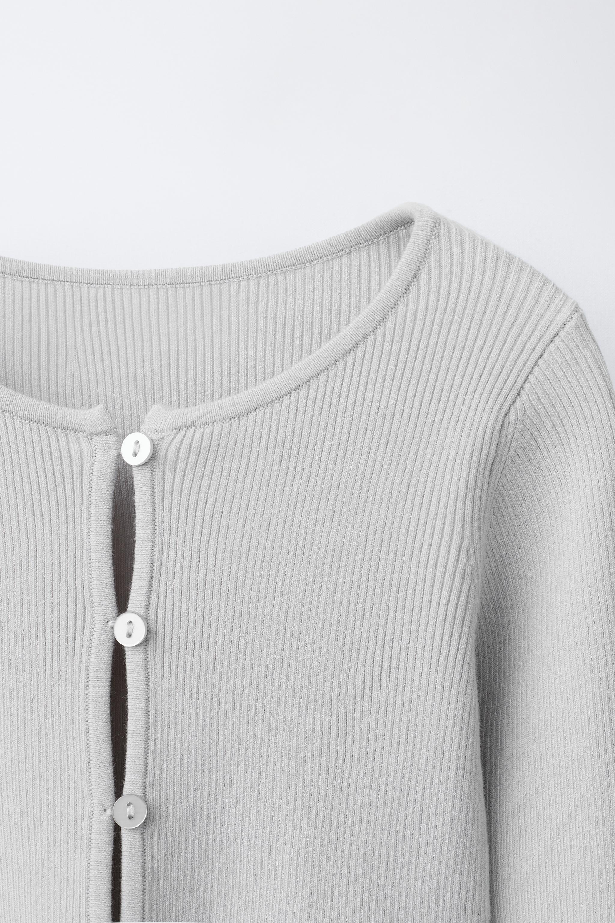 GILET EN MAILLE CANNELÉ